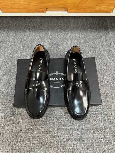 普拉～Prad* 新款专柜同步发售男士精品皮鞋，鞋面进开边珠 牛皮，本染牛皮内里，真皮大底，顶级品质！码数39-44 38.45.46定做不退不换 批