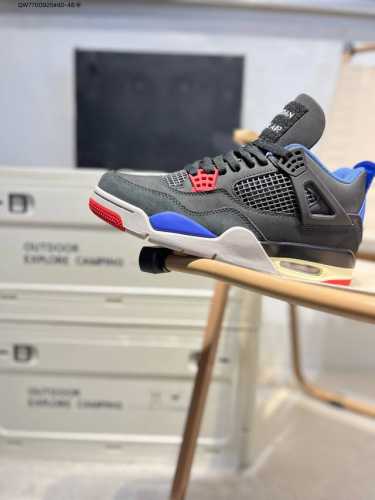 Air Jordan 4 Retro Black Military Blue 迈克尔 乔丹Aj4代中帮复古休闲运动文化篮球鞋Fv5029 Qw7700925#4