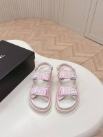 拖鞋 凉鞋 2025新色系！CHANEL 香奈儿 2025新款凉鞋拖鞋系列 经典系列 每个款式都很赞 菱格松糕底沙滩凉鞋 拖鞋 优雅高贵 舒适百搭鞋面：羊皮 布