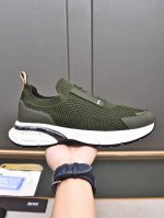Boss 高端劲爆款 专柜1:1设计 面部采用高弹力飞织+头层小牛皮 鞋身原版松紧 Tpu大底 上脚方便 轻盈舒适有弹力 新潮时尚 4色选 码数 38-44 4