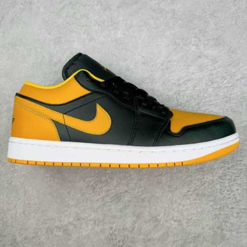 超强福利160 #Ry超级性价比 Air Jordan Aj1 Low 低帮 黑黄 553558-072 全新流水线出品 Dt版本唯一平替选择 市场第二梯队最强