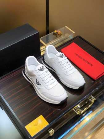 商品名称：Armani 阿玛尼 正规码数: 38-44 休闲鞋 商品材料：精选 牛皮鞋面，柔软羊皮垫脚；原厂特供大底。 - 点击图像关闭