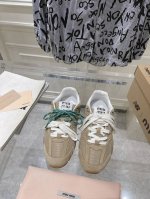 p直销 女鞋 女装 男码+20 Miumiu 缪缪G027Miu Miu X New Balance联名款运动鞋 早春发售前先近赏同样是在十月的巴黎时装周，又被