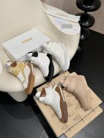 Chloe 克洛伊 蔻依 25春夏新款 德训鞋 面料 进口牛皮 进口环保麂皮 原版开模纱网 大底 Tpu大底 超轻耐磨绒组合 Size #35-41 41订做不