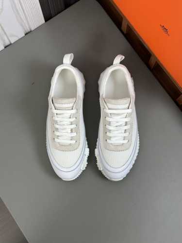 Hermes 顶级 Size ：39-44 38.45可订做 爱马仕bouncing运动鞋，男士休闲运动鞋， 鞋面针织、小牛皮和麂皮山羊皮运动鞋。 轻盈鞋底装