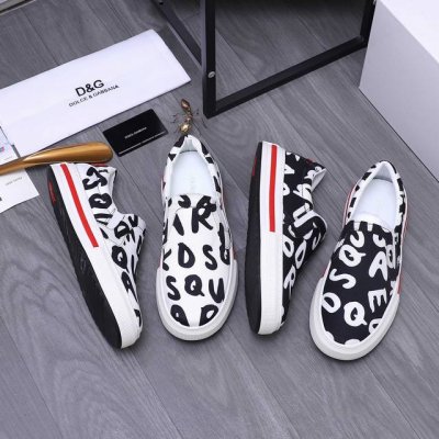 商品商标：Dsquared2 情侣款休闲套脚鞋 正码码数: 35-46 商品材料：精选织布透气鞋面 皮内里 原版大底