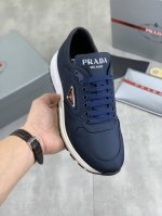 调工厂p价 男装男鞋 运动原单 高版本 新款prada 普拉达 同步经典款上市 新款男鞋 面料精选原版进口小牛皮 头层进口牛皮内里 原版牛里垫脚 原版开模防滑p