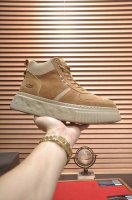 UGG 全羊毛内里 顶级高端品质皮毛一体保暖雪地靴来自澳洲温暖奢侈品牌男鞋，UGG-5877官网同步、采用进口牛皮制作，精心缝制而成..进口橡胶发泡大底 舒适、