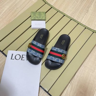 橙子出厂价p gucci 古驰春夏新款 沙滩拖鞋 一字拖 休闲凉拖 情侣款 码数 36-45
