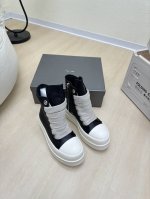厚底 超酷潮鞋 机车靴 Rick Owens-24Fw 厚底 Ro 系列 牛皮系列 高品质 男款10 黑色牛皮 Rick Owens 到2024至今的大热款 懂