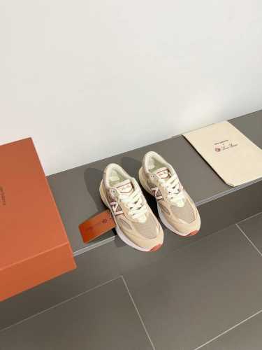 顶级版本：情侣款 Loro Piana x NewBalance 联名款LP x NB 990v6系列情侣款 复古 休闲 运动鞋 原版购入开发 做货 拥有百年历