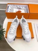爱玛仕 25 2025春夏新品 专柜新款 经典情侣款运动鞋系列 鞋面 原版特定制面料 内里 进口牛皮里 大底 原版开模Tpu大底 女码 35-39 40 41