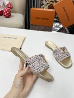 皮底+40 Louis Vuitton2025路易威登夏季新款拖鞋 原版开模Logo装饰 既时尚又美观 码数 35-43#