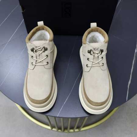 澳洲进口加厚羊毛 品牌：UGG正品代购 尺码：39 44 等级： 官网1:1 材料： 头层真皮防水防冻鞋面 真毛内里 原版防滑 柔软 耐磨大底 款式类别：男士休 - 点击图像关闭