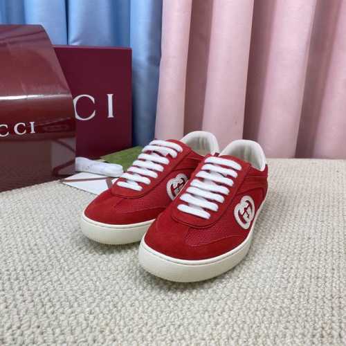 24SS春夏新品当季爆款 Gucci复古G74德训鞋 刘宪华同款 满满的复古感，七彩撞色 白皮 =全粒面进口小牛+进口混种羊皮 白色 =白色特殊棉网+进口高丝光