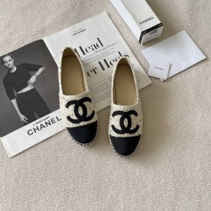 橙子出厂价p chanel 香奈儿经典款 草编渔夫鞋 一脚蹬乐福鞋 码数 34-42