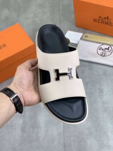 工厂p价p 实价 Hermes 高端品质 新款爱马仕拖鞋 面料进口小牛皮 耐磨防滑橡胶大底 时尚大气 码数 39-44 38 45 46 订做