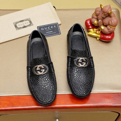 工厂p价 Gucci 古驰热卖款潮流男士休闲套脚鞋官网原版1:1开模原单品质，做工精细时尚百搭，完美楦型，上脚舒适潮男型男推崇款，头层进口牛皮优质猪皮内里，橡胶