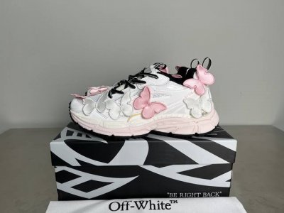 莞产顶级版本Off-White C O Virgil Abloh 2025年Ow最新款跑鞋 百分百原盒正确版 原楦原纸板数据开发 4层分离大底 鞋面采用3D立体