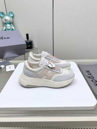 女 高版本 Hogan霍根 25 最新H669系列 情侣款 厚底 休闲 运动鞋原版购入开发 做货 HOGAN H669系列在轻便鞋底设计上增添淑女元素，增加高度 - 点击图像关闭