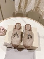 出厂价：单鞋 拖鞋 非常跑量 brunello cucinelli渔夫鞋BC经典渔夫鞋，励精图治，终于可以完美呈现给各位。制作工艺相当麻烦，一个就是手工缝制，需