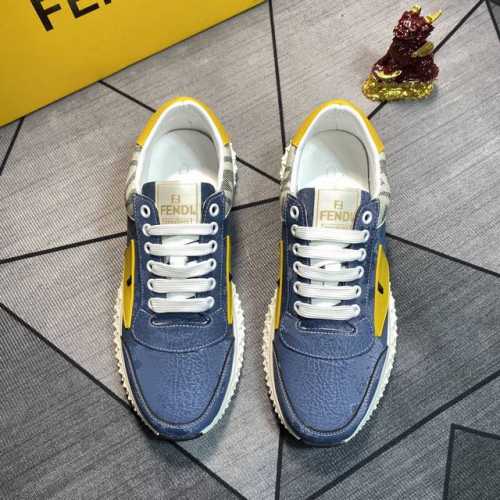 工厂价 Fendi 芬迪 男士最新款休闲鞋！专柜同步上市！原版一比一复刻。全进口官网一比一牛皮面料。内里采用头层顶级羊皮，原版原厂特供橡胶大底。引领时尚新概念。