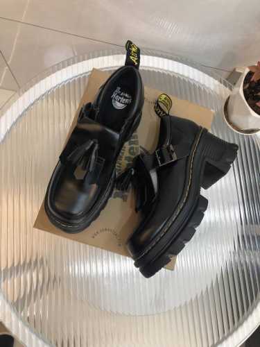 橙子出厂价p Dr. Martens 马丁博士 甜酷玛丽珍乐福鞋 增高厚底玛丽珍鞋 复古流苏小皮鞋 粗跟单鞋 跟高：7Cm 码数：34-40