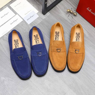 商品商标：Ferragamo 菲拉格慕 ] 正装商务套脚皮鞋 正码码数: 38-44 45定做不退换 商品材料：精选 磨砂牛皮鞋面 牛皮内里 原版大底