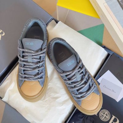 顶级版本 情侣款 dior迪奥X Stone Island石头岛 联名B33系列 情侣款 休闲 运动鞋 滑板鞋 原版购入开发 做货 这款 B33 运动鞋来自 D