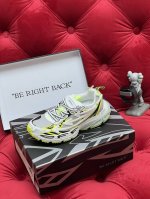 独家实拍 顶级版本 Off-White C O Virgil Abloh 2024S Ow最新款情侣款跑鞋 百分百原盒正确版 原楦原纸板数据开发 4层分离大底