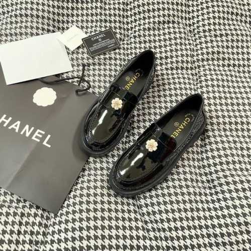 出厂 Chanel 香奈儿 2025顶级专柜 早春新款 官网上新 独家首发 香奈儿Chanel25Ss 早春山茶花厚底小皮鞋 Chaenl 皮鞋 Chanel鞋