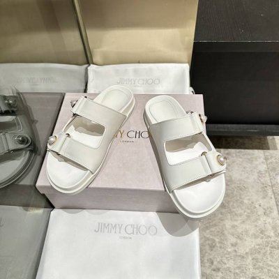 工厂p价p格 吉米周 Jmyy Choo 沙滩凉鞋 市场独家首发 最优不服来比 最好的颜色 打破传统审美 明星私服上脚示范 就是这么百搭 鞋面原版独家 大底独家