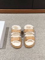 顶级品质 dior fw24 new arrival～ CD家2024秋冬决绝子毛拖鞋 原版黑色36 1，拆卸拷贝 简约随性时髦～舒适保暖，绝绝子单品！ 顶级精