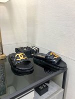 出厂价 顶级 品质 .小香2024春夏蜜儿拖鞋 油蜡皮鞋面 混种羊皮内里 垫脚 水台 大底原版1比1开模 Size：35-41 41定做不退换 原版包装配套