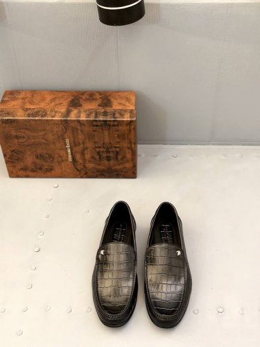 Stefano Ricci史蒂芬劳 尼治高端男士正装休闲皮鞋 高端大气 私家开模定制原版品牌五金扣装饰 小牛皮透气内里 原版真皮大底 size 39-46 38