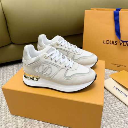 顶级品质 Lv驴牌2024新款 Run Away厚底休闲运动鞋 正码:35-39订做40.41 - 点击图像关闭