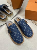 女码 男码 顶级版本 Louis Vuitton路易威登 Lv包头毛拖鞋驴牌 最新爆款系列 情侣彩色压花毛拖 高级慵懒风，百看不厌款、时尚度拉满！细节用心