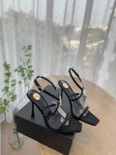出厂 顶级版本 Saint Lauren* 圣罗兰Ysl 25Ss 春夏全新走秀款大水钻高跟鞋凉鞋 唯有Ysl最懂女人心，不接受反驳，超级无敌女人味神器，女人必