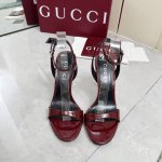 调工厂p价 女装女鞋 运动原单 Gucci 古驰 高端精品 25Ss新款 金属竹节跟凉鞋 原汁原味原单品质每个细节皆经过精心细致 可与Zg对比 面料：原版定制进
