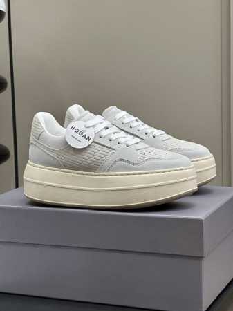hogan ss24 运动鞋新品 霍跟24春夏运动鞋新品 脚感轻盈，增高效果满分 小牛皮材质，科技立体弹力内垫 size 35-40 - 点击图像关闭