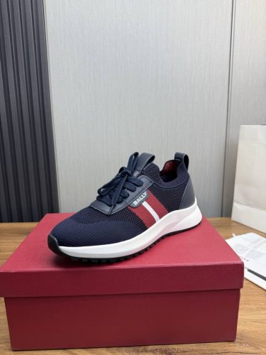 工厂p价 巴利-Bally家原单新品系列,1:1出货 高档牛皮拼接舒适网面+牛皮内里,原版防滑耐磨橡胶大底38-45 38.45订做