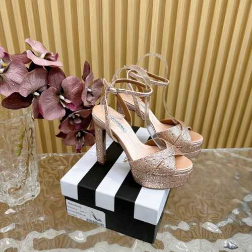 2024春夏新款 AQUAZZURA Zp 原版开模 新品防水台高跟凉鞋 采用原版定制真丝制成，原版开模施华洛奇水钻装饰扣，超闪 大底金色标志性菠萝微标赋予单品