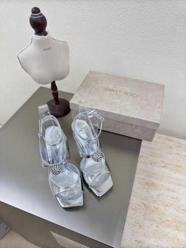 水滴跟 凉鞋 25 钻石球 Logo 配饰 系列 Jimmychoo 银色金属皮 Collins Store Jimmy Choo 亮片 系列经典之作 最近好多