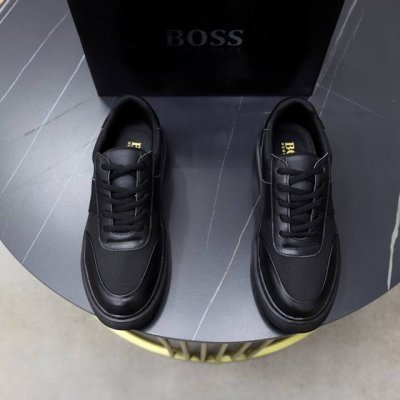 出厂价pp 品牌 Boss 标准码 38-44 45订做 等级 官网同款 材料 原版针织面料 舒适透气内里 轻便耐磨运动大底 款式类别 男士时尚休闲鞋 跑步 运
