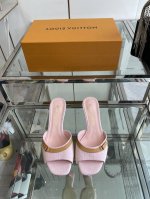 Louis Vuitton 联名 Murakami 25Ss New Arrival L家24春夏单宁猫跟 平底 拖鞋 刚刚好的小猫跟 性感舒适 拉满了夏日美鞋