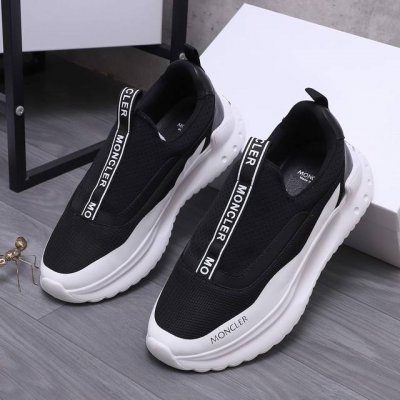 商品商标 Moncler 蒙口 休闲鞋 正码码数: 38-44 45.46定做不退换 商品材料 精选牛皮拼接网面 网内里 牛皮鞋垫 橡胶大底