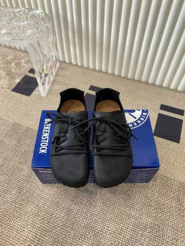 Birkenstock 博肯 真软木潮流时尚 系带 休闲鞋 人体工程学设计符合脚形的脚床，软木材质穿着超级轻便舒适，楦形线条优美，做工精致，长时间穿着不累脚。略