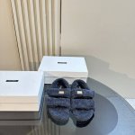 Dolce & Gabbana 24Ss 魔术贴毛毛凉鞋 鞋面:人造毛 内里：人造毛 垫脚:人造毛 码数：35-40 40定做