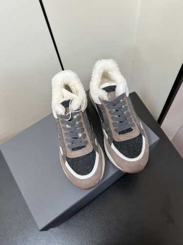 Brunello Cucinelli 新款BC经典休闲鞋运动鞋系列单鞋 BC是意大利知名品牌，极简主义风格，复古又高级！简约又大气，属于非常耐看的款式！高级百搭