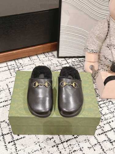 顶级品质 Gucci fw24 new arrival～ G家2024秋冬新款羊毛拖鞋 室内户外都适宜，舒适温暖又时髦～ 妥妥的保暖神器一枚，秋冬必备单品 面料
